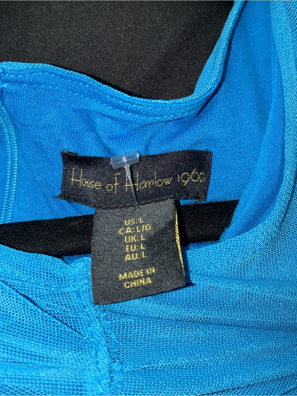House of Harlow 1960 Bright Blue Scoop Dress